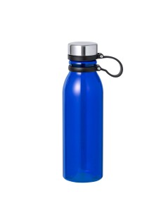 Bidón de RPET y acero inox con cinta de silicona de 830 ml personalizado en color transparente