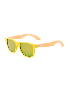 Gafas de sol de bambú con protección UV400 personalizadas, con zona de impresión marcada