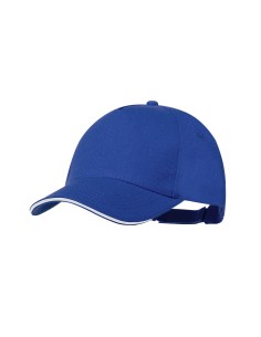 Gorra de 5 paneles RPET con visera acolchada personalizada, vista completa