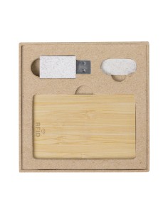 Set de seguridad con bloqueador de datos y tapa webcam personalizado, otra vista del estuche