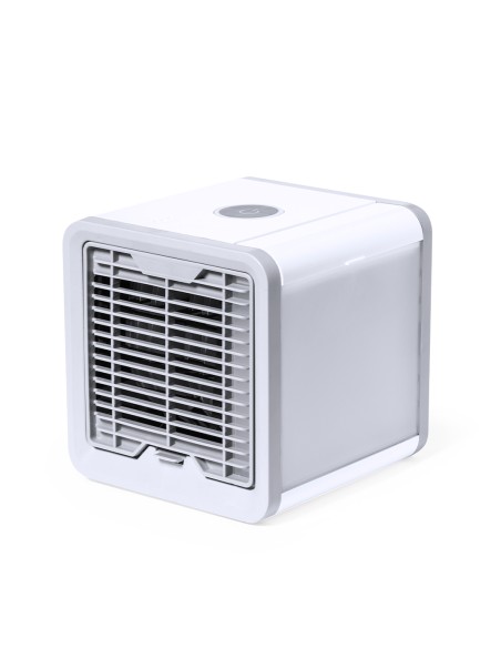 Mini aire acondicionado portátil con depósito de hielo personalizado, vista completa