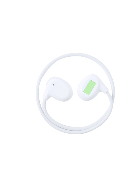 Auriculares plegables de muñeca personalizados, con zona de impresión marcada, otro tamaño