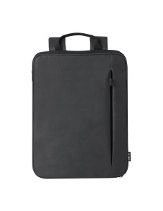 Mochila extensible con compartimentos para portátil y tablet personalizada, vista frontal