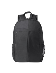 Mochila con espalda transpirable y bolsillos de rejilla personalizada, otra vista frontal