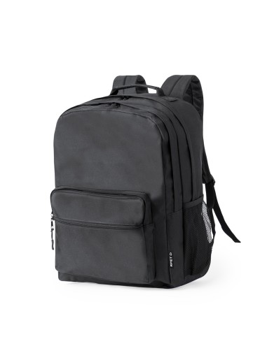 Mochila con 2 bolsillos centrales y 2 frontales personalizada, otra vista frontal