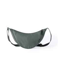 Riñonera de diseño estilizado en RPET personalizada en color verde salvia