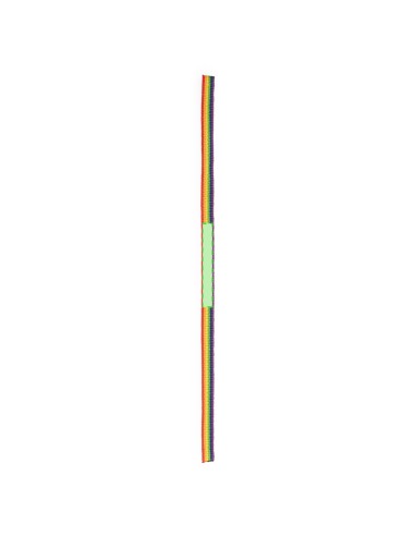 Pulsera rainbow personalizada de poliéster, con zona de impresión marcada