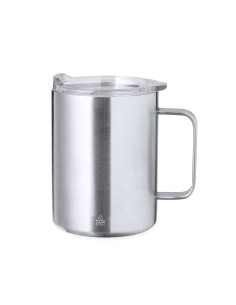 Taza térmica personalizada de acero inox reciclado, otra vista