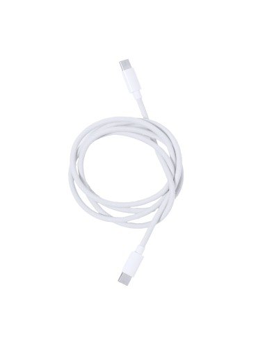 Cable cargador dual tipo C personalizado 100cm, extendido con el cable