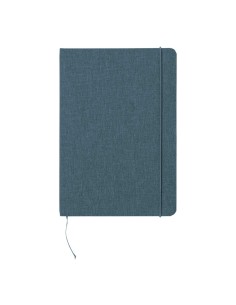 Bloc de notas de RPET con marcapáginas personalizado en color gris