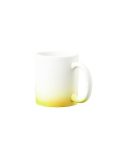 Taza de cerámica mate para sublimación personalizada, vista final