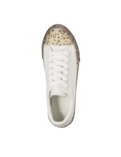 Zapatillas de canvas con suela transparente personalizadas, detalle de la suela