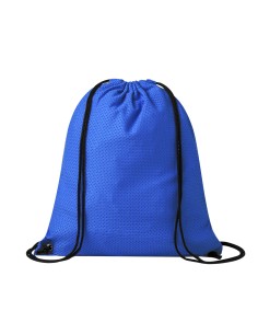 Mochila de cuerdas para sublimación con argollas metálicas personalizada en color azul