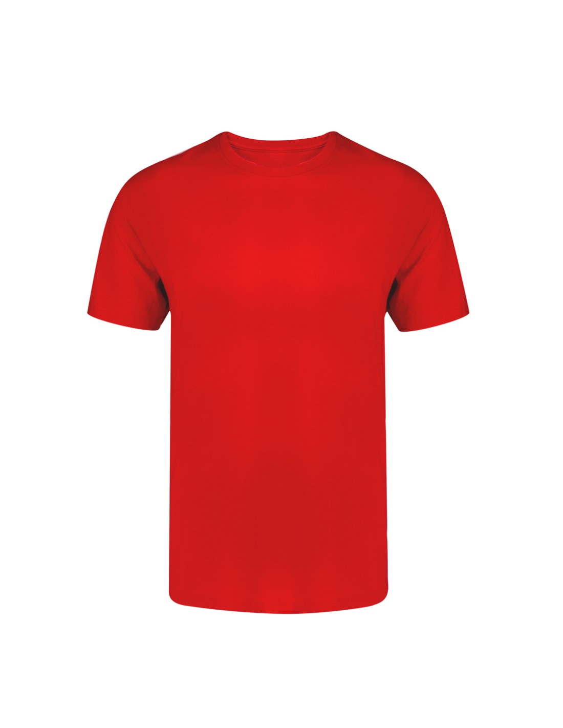 Camiseta personalizada de algodón en color rojo