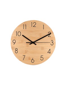 Reloj de Pared de Bambú Natural | Goodie