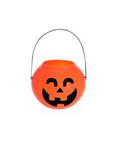 Cesta de Halloween con Forma de Calabaza | Goodie