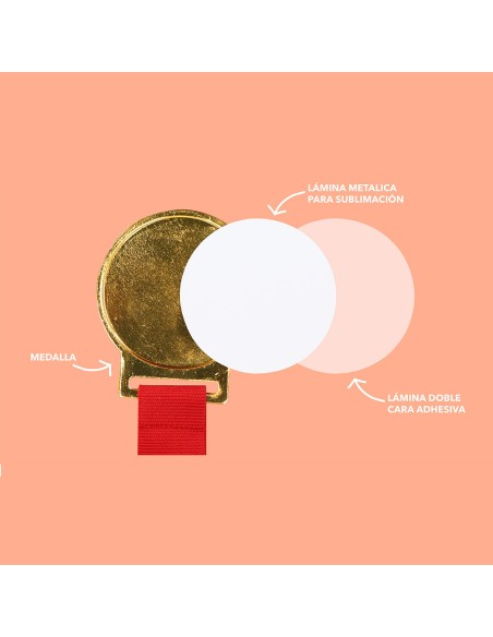 Medalla Sublimación Personalizado 821723