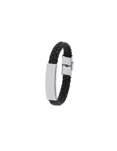 Pulsera con Placa de Acero Inox y Cierre | Goodie