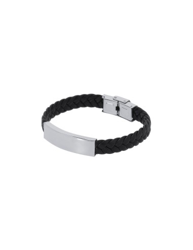 Pulsera con Placa de Acero Inox y Cierre | Goodie