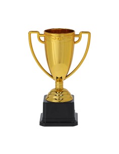 Trofeo con Acabado Dorado y Base Negra (7.4 x 18 x | Goodie