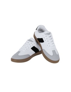 Zapatilla de Perfil Bajo con Piel y Ante | Goodie
