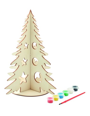 Árbol de Navidad de madera DIY 7CX1493