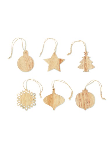 Adornos navideños de madera 7CX1495