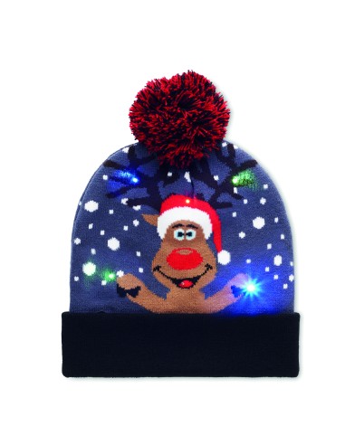 Gorro de punto navideño LED 7CX1539