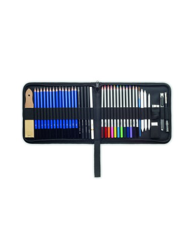 Set dibujo 40 piezas en estuche 7MO2054