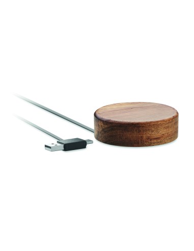 Cargador inalámbrico madera 7MO2220