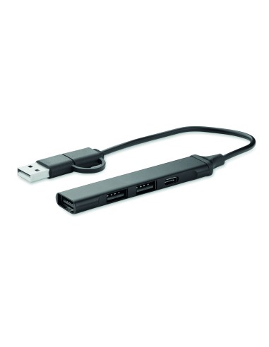 Hub  USB de 4 puertos 19 cm 7MO2294