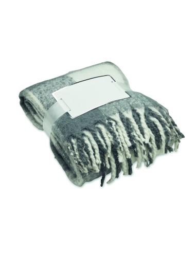 Manta de mohair a cuadros 7MO2382