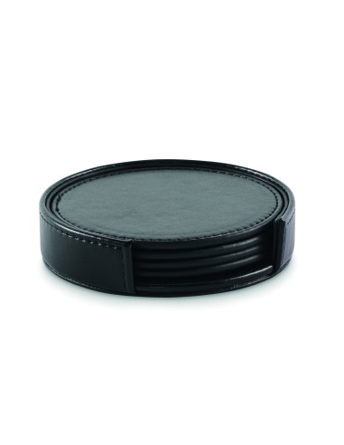 Juego de 4 posavasos de PU 7MO2615