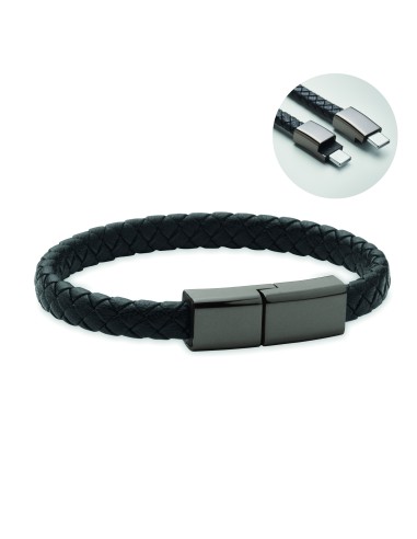 Pulsera cable trenzado tipo-C 7MO2646