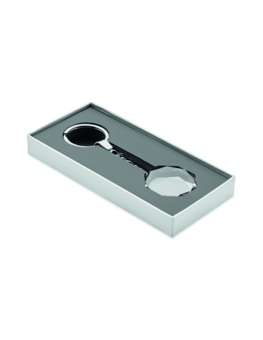 Llavero redondo de cristal 7MO2657