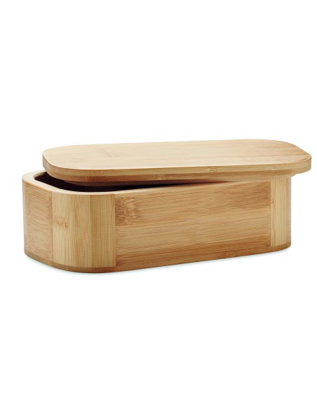 Fiambrera de bambú 1000ml Personalizada 7MO6378