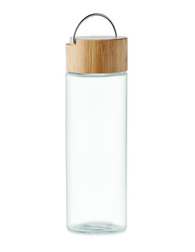 Botella  500 ml tapa de bambú 7MO6413