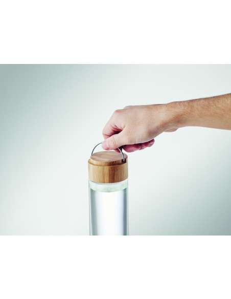 Botella  500 ml tapa de bambú 7MO6413