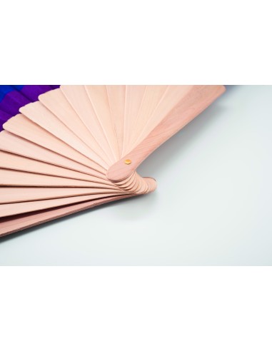 Abanico de madera rainbow 7MO6446