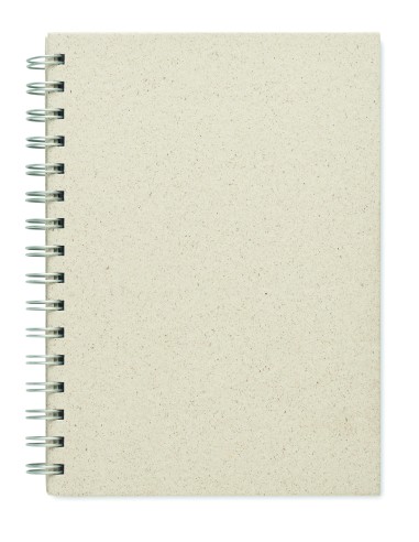 Libreta anillas A5 papel hierba 7MO6541