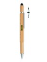 Bolígrafo bambú nivel Personalizado 7MO6559 - Imagen 1