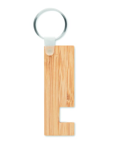 Soporte y llavero de bambú Personalizado 7MO6596