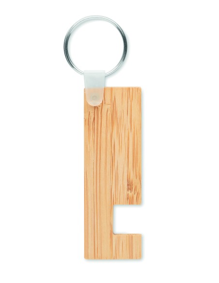 Soporte y llavero de bambú Personalizado 7MO6596