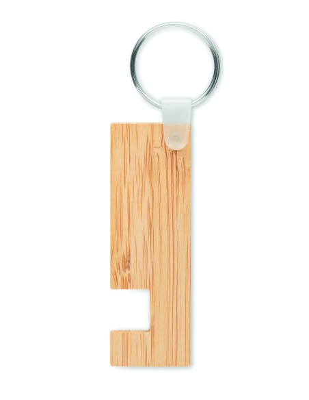 Soporte y llavero de bambú Personalizado 7MO6596