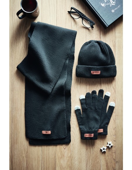 Set 3 piezas invierno de RPET Personalizada 7MO6651