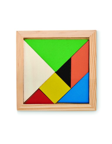 Rompecabezas Tangram de madera 7MO6693
