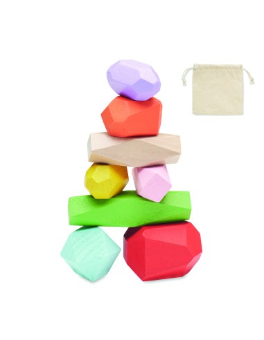 8 piedras madera apilables 7MO6710