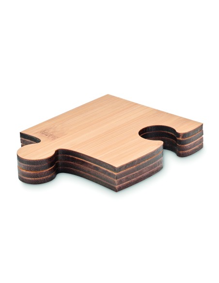 Set de 4 posavasos tipo puzle 7MO6796