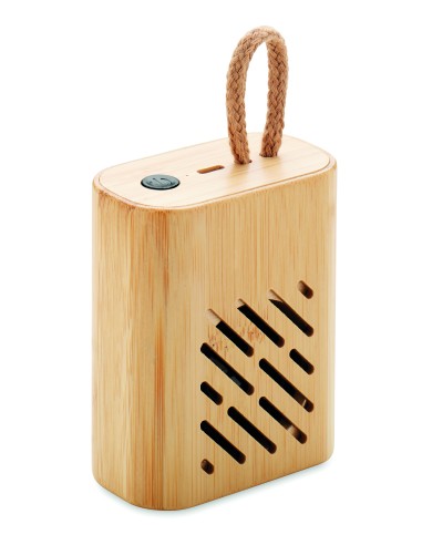 Altavoz inalámbrico bambú 3W 7MO6813