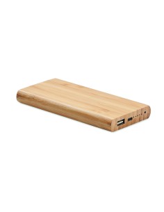 Power bank de bambú 6000 mAh 7MO6815